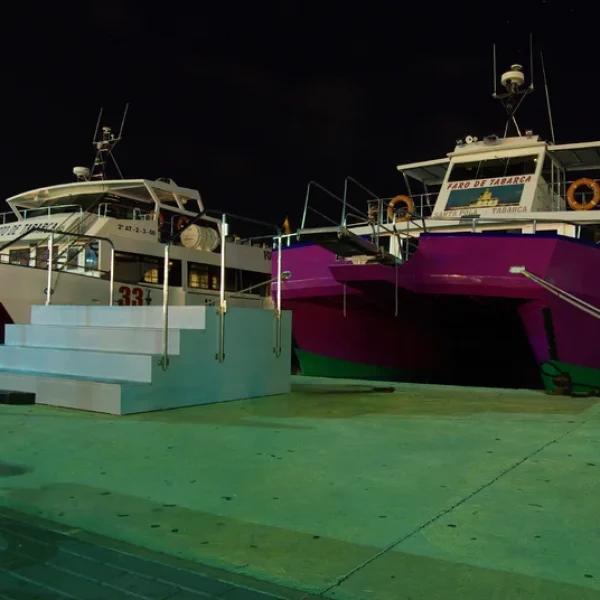 Barco a Tabarca galería de noche