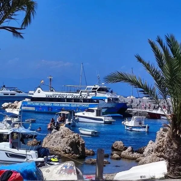 Vista barco Transtabarca Santa Pola